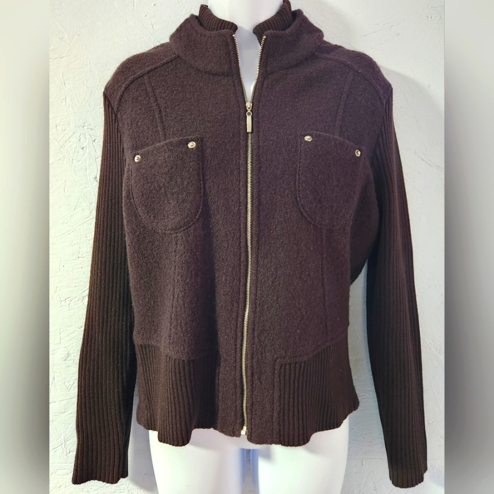 Women's Essentials by ABS 100% Wool Jacket - Medium